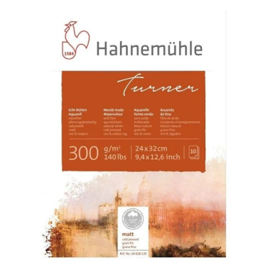 Bloco 300gr 24x32cm Textura Fina Willian Turner 10fls 10628135 Hahnemuhle